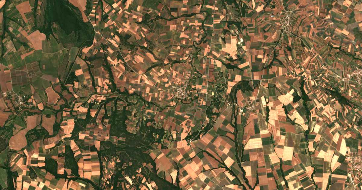 Satellitenkarte von Zóni