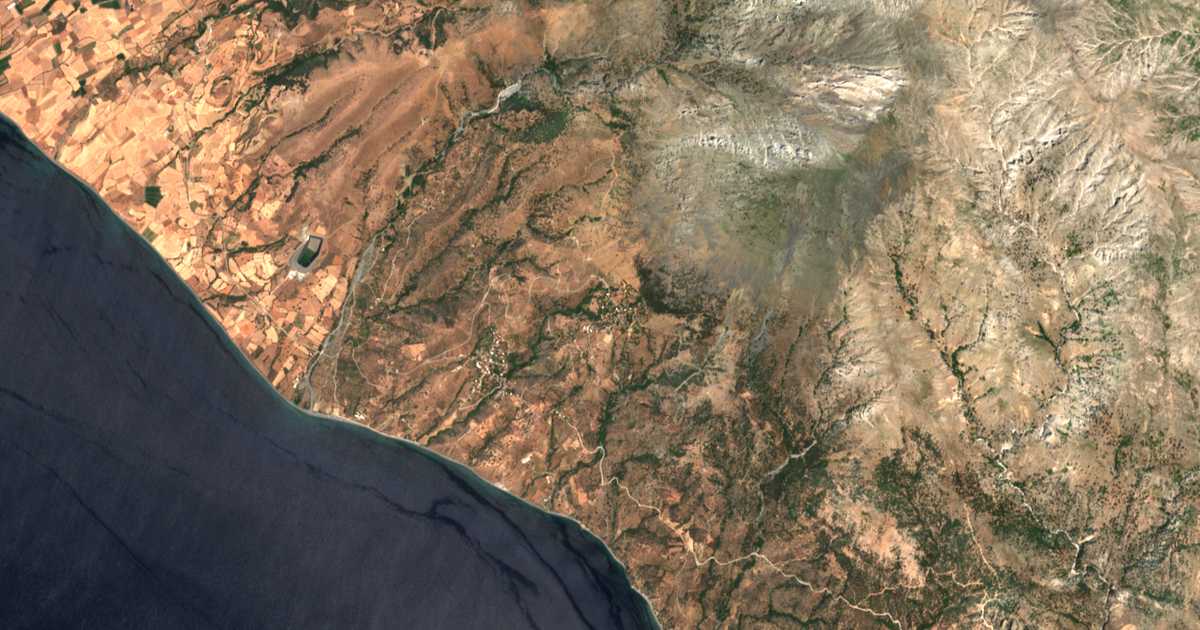 Satellitenkarte von Profítis Ilías