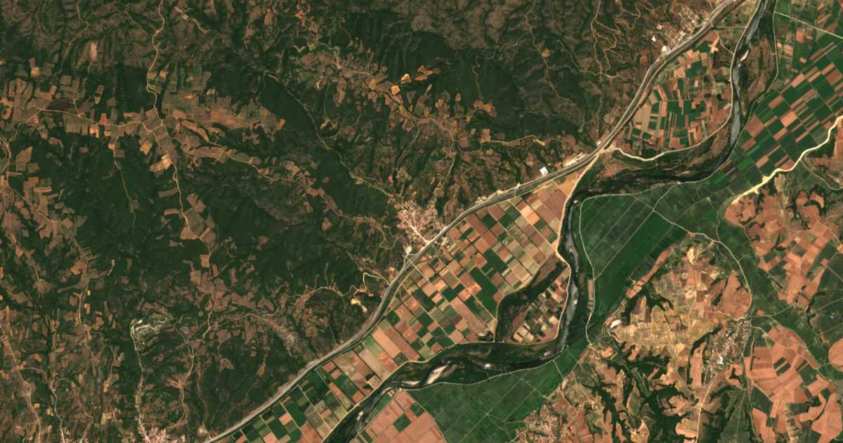 Satellitenkarte von Amórion