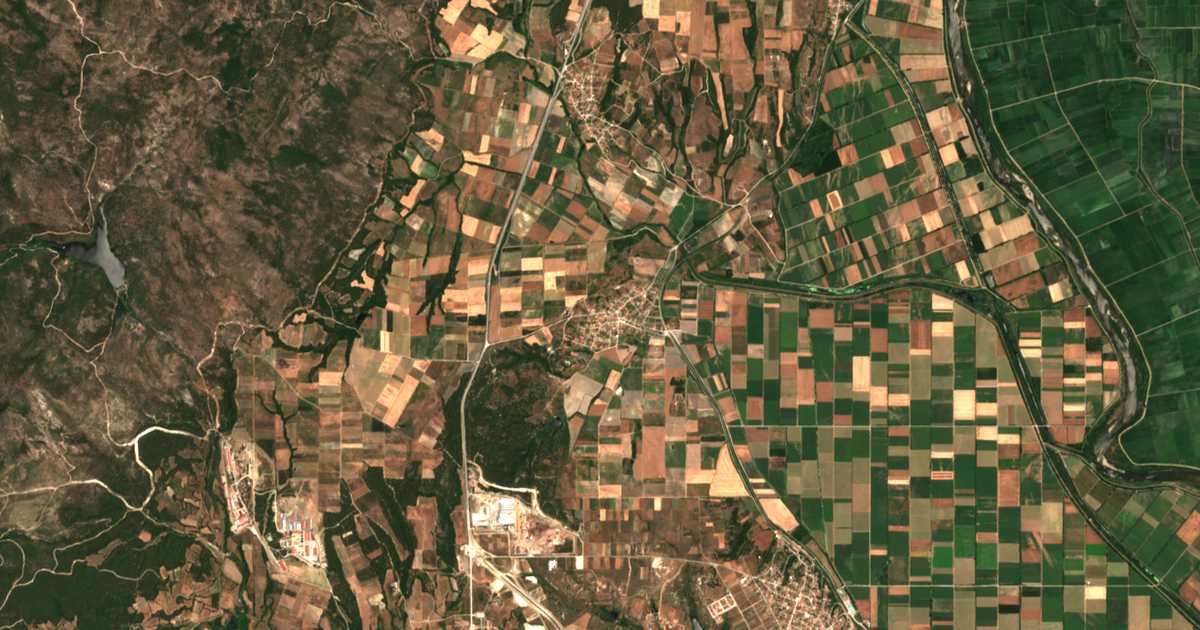 Satellitenkarte von Fylaktón