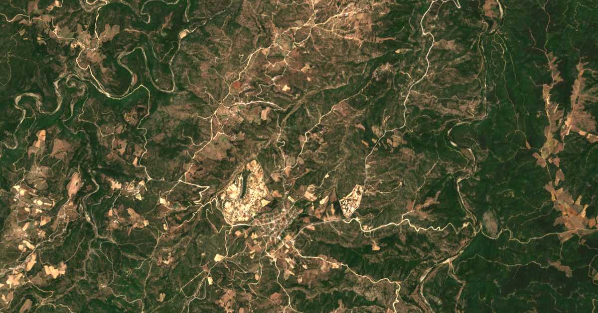 Satellitenkarte von Gérikon