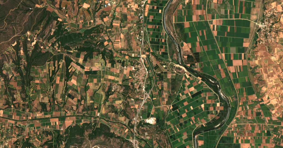 Satellitenkarte von Kornofolia