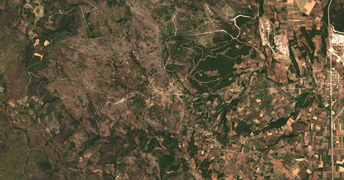 Satellitenkarte von Lefkímmi