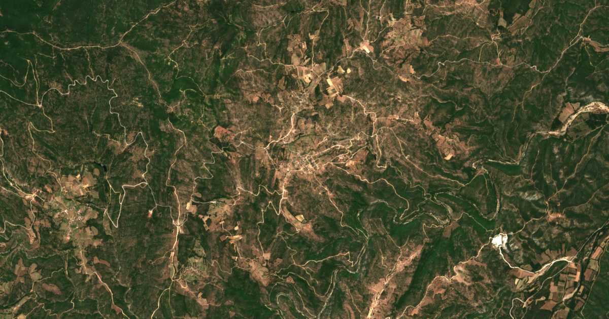 Satellitenkarte von Roússa