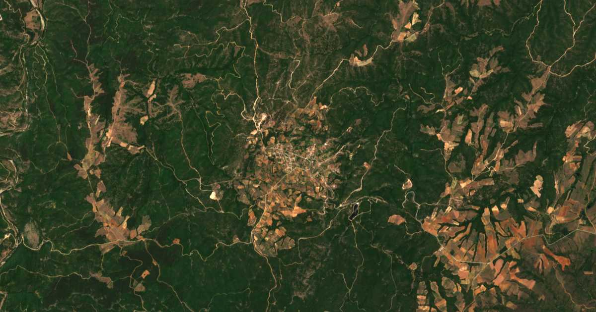 Satellitenkarte von Sidiró