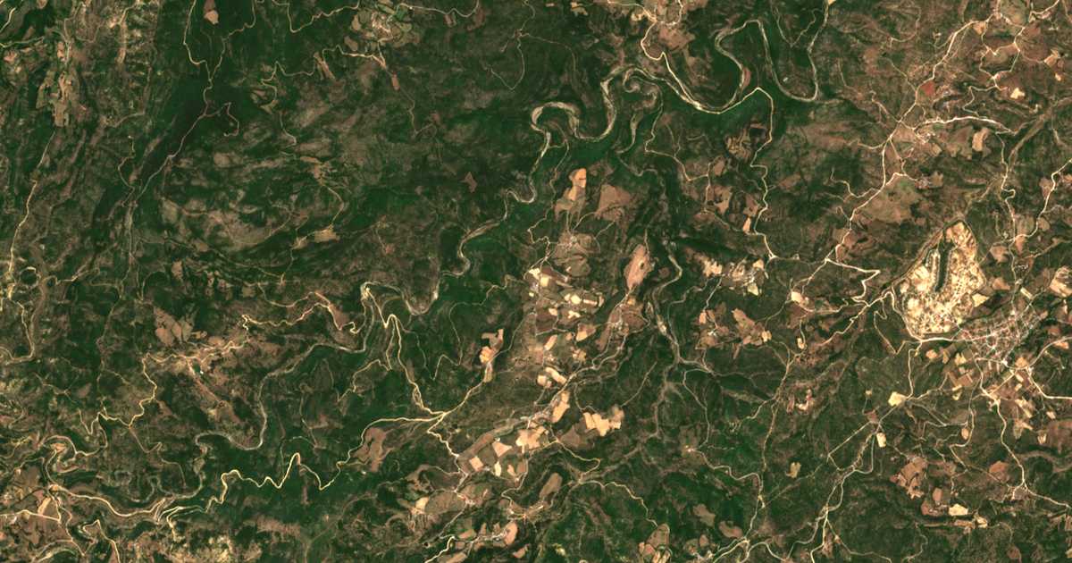 Satellitenkarte von Sidirochórion