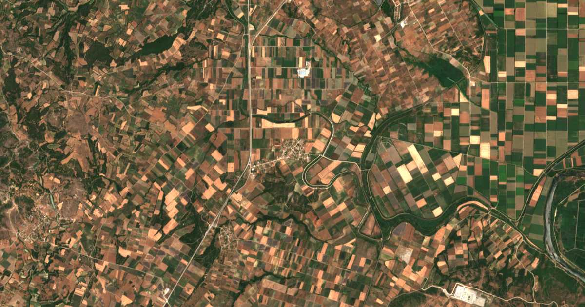 Satellitenkarte von Thymariá