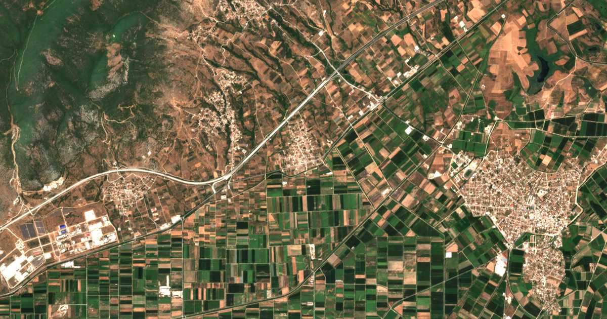 Satellitenkarte von Gravoúna