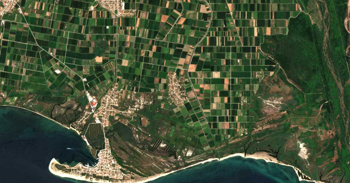 Satellitenkarte von Monastirákion
