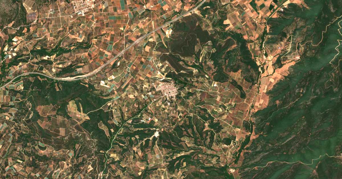 Satellitenkarte von Akropótamos