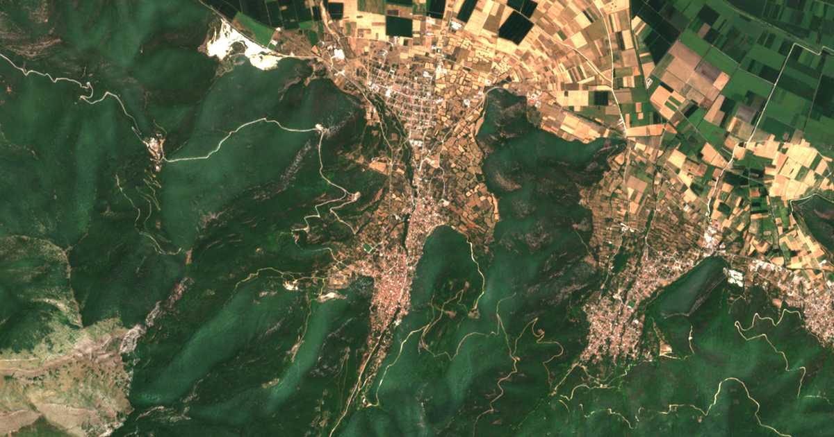 Satellitenkarte von Georgianí