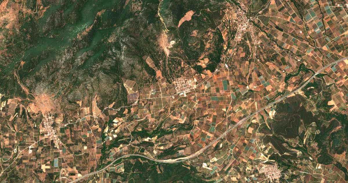 Satellitenkarte von Kokkinochori