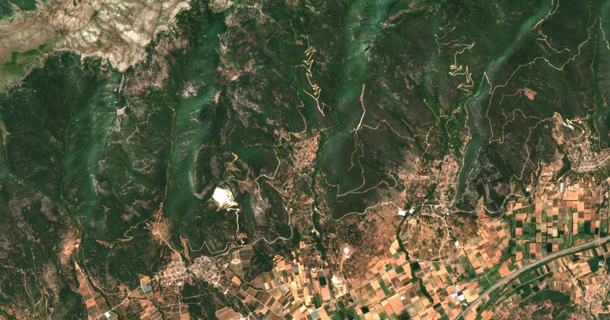 Satellitenkarte von Mesorópi