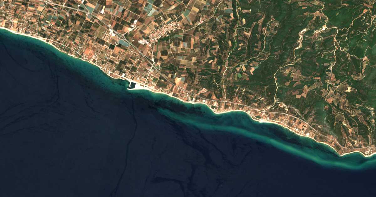 Satellitenkarte von Vrýsi