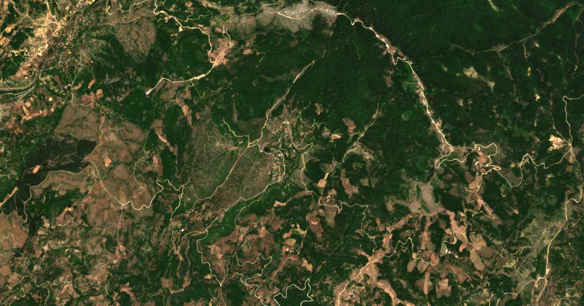 Satellitenkarte von Chlói