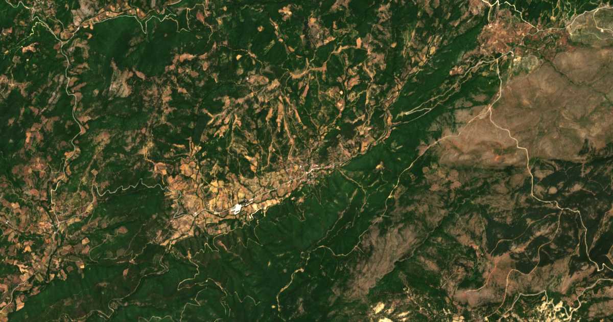 Satellitenkarte von Orgáni