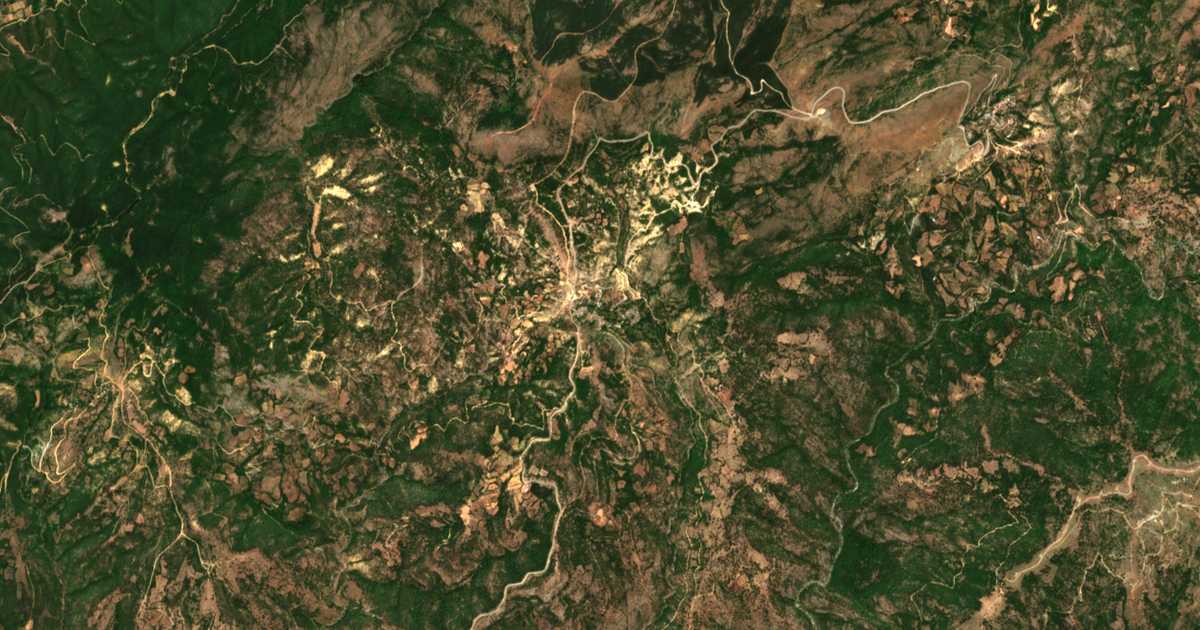 Satellitenkarte von Ragáda