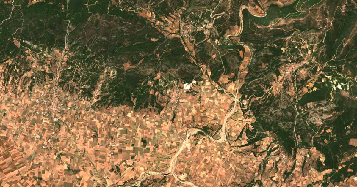 Satellitenkarte von Skáloma