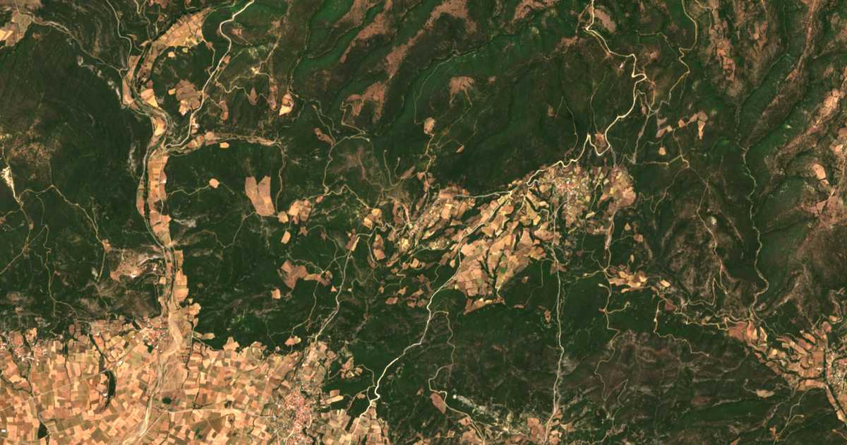 Satellitenkarte von Skiáda