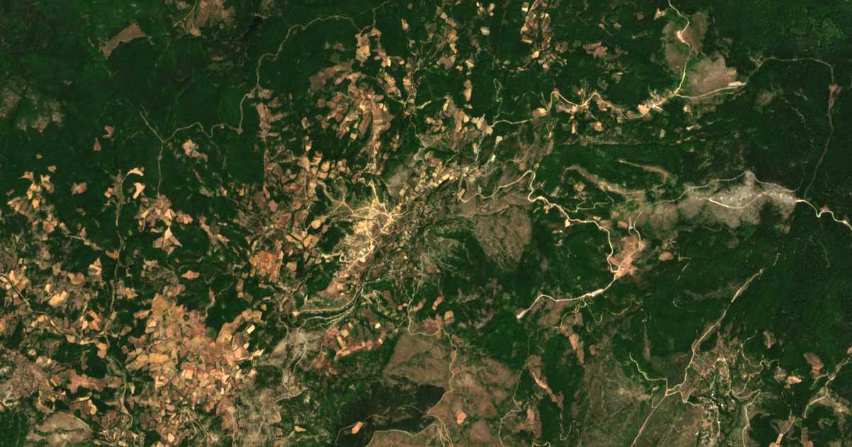 Satellitenkarte von Vyrsíni