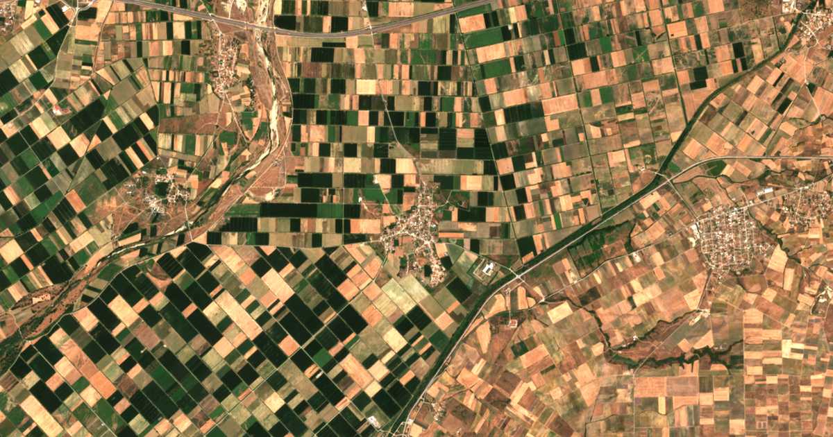 Satellitenkarte von Amvrosía