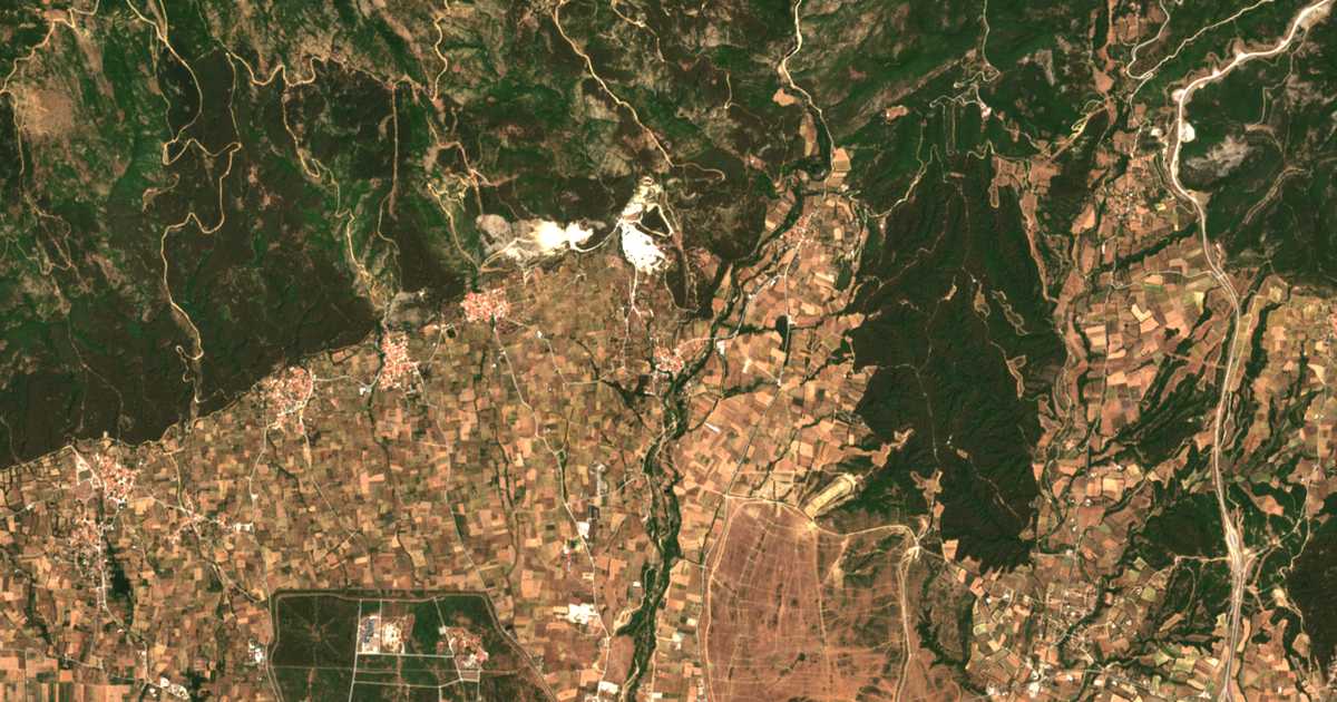 Satellitenkarte von Foléa