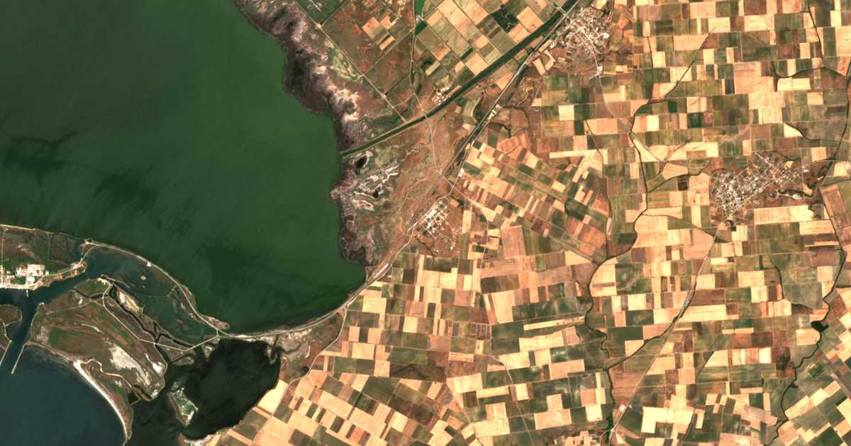 Satellitenkarte von Glykonérion