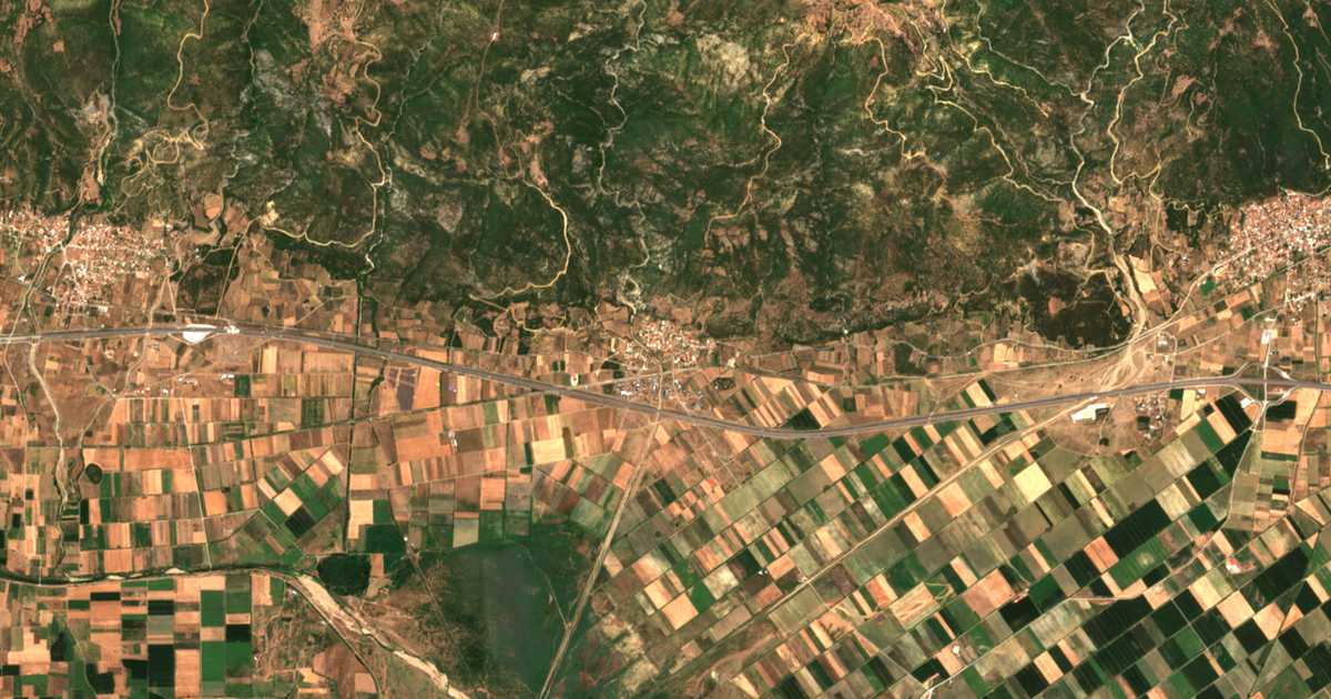 Satellitenkarte von Kopterón