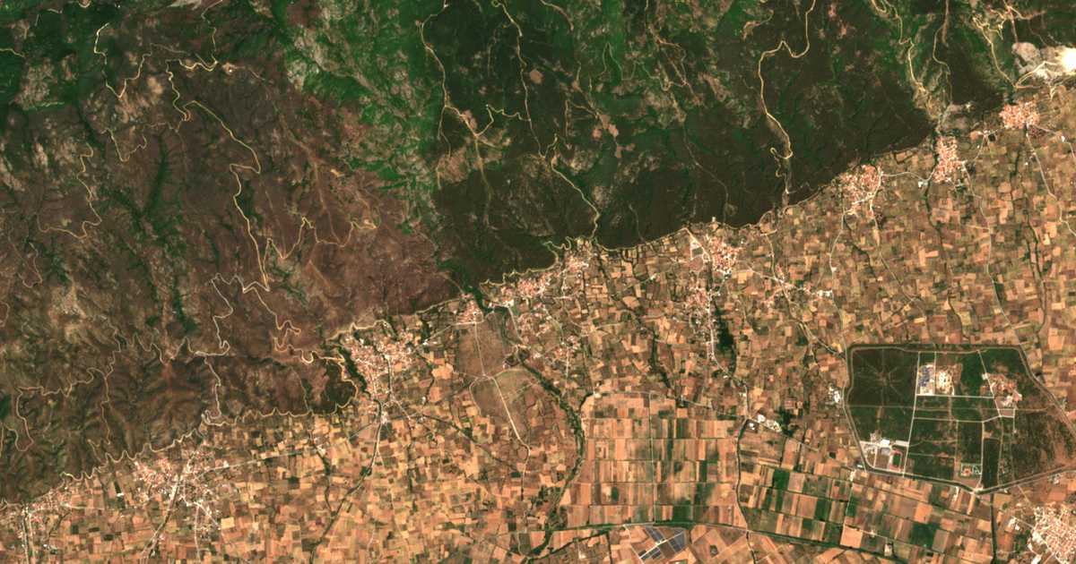Satellitenkarte von Míschos