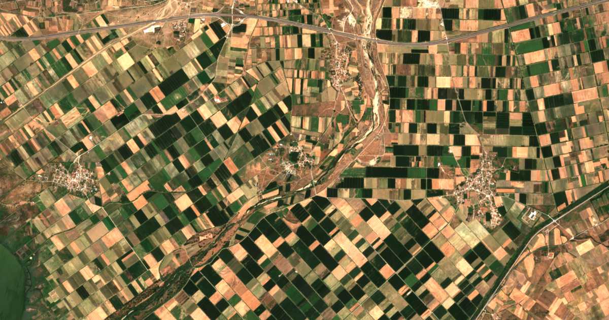 Satellitenkarte von Mosaïkón