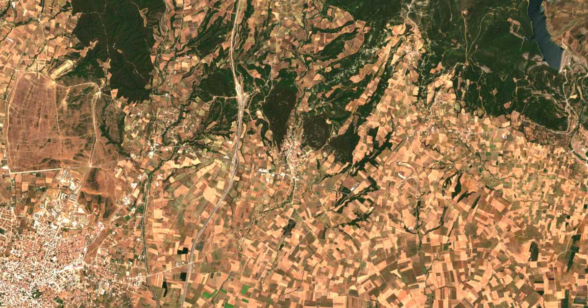 Satellitenkarte von Kálchas