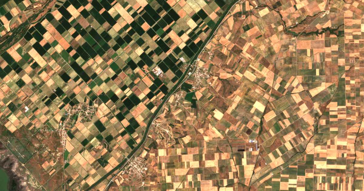 Satellitenkarte von Kallísti