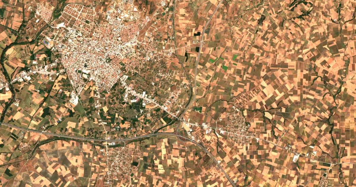 Satellitenkarte von Kikídion
