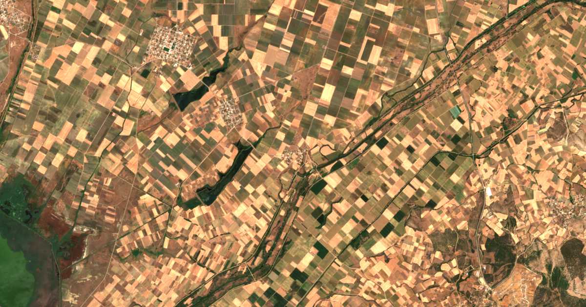 Satellitenkarte von Mavrommátion