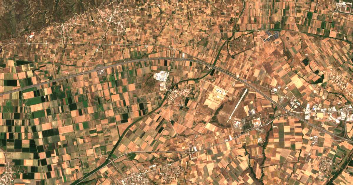 Satellitenkarte von Meléti