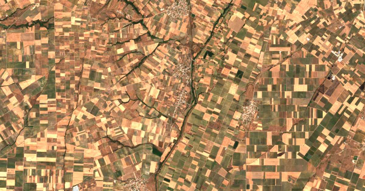 Satellitenkarte von Mikrón Kranovoúnion