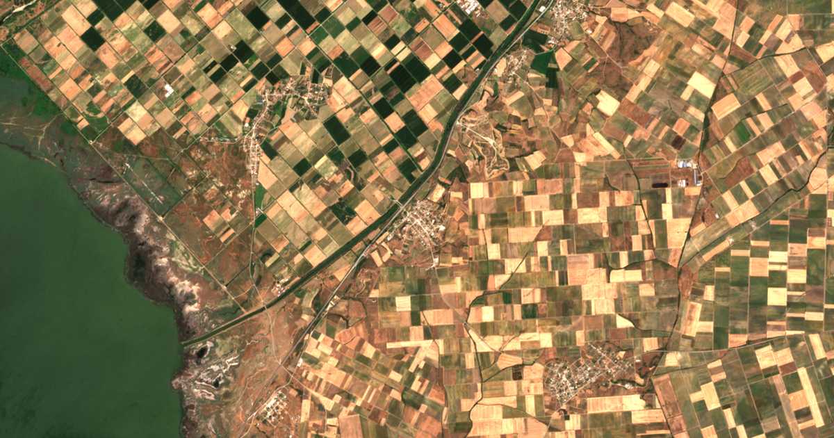 Satellitenkarte von Néa Kallísti