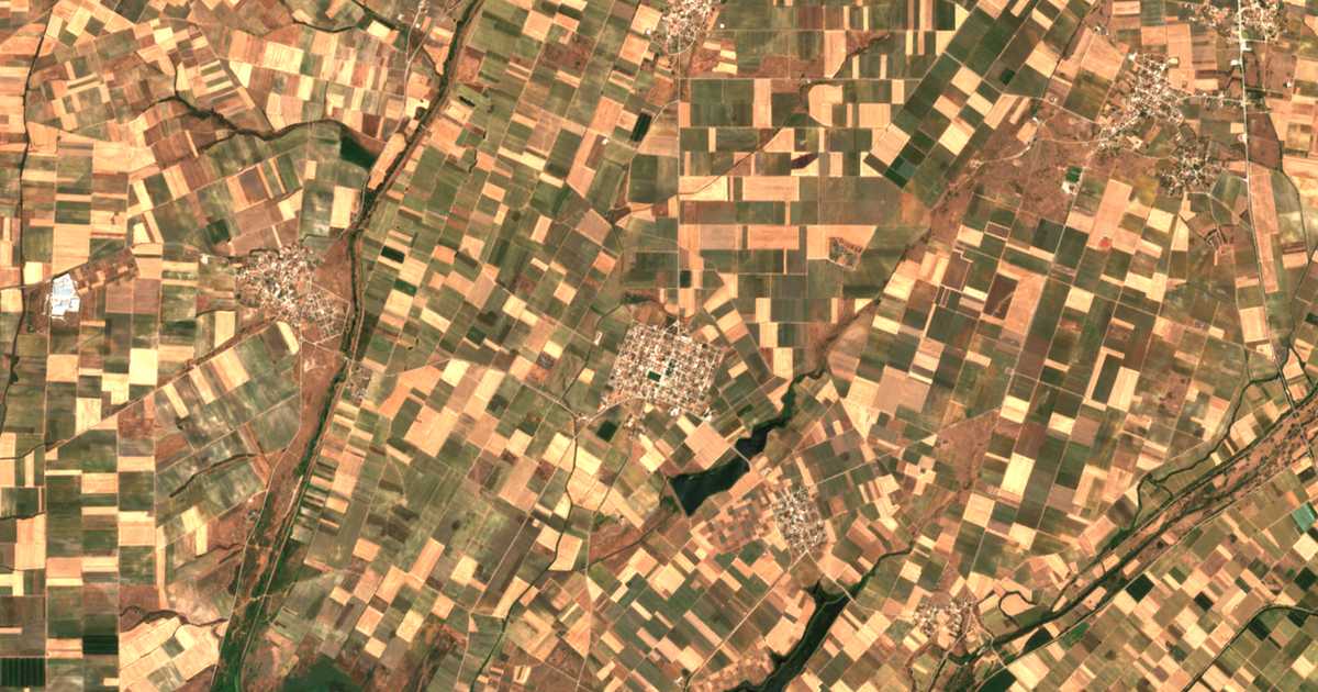Satellitenkarte von Néon Sidirochórion