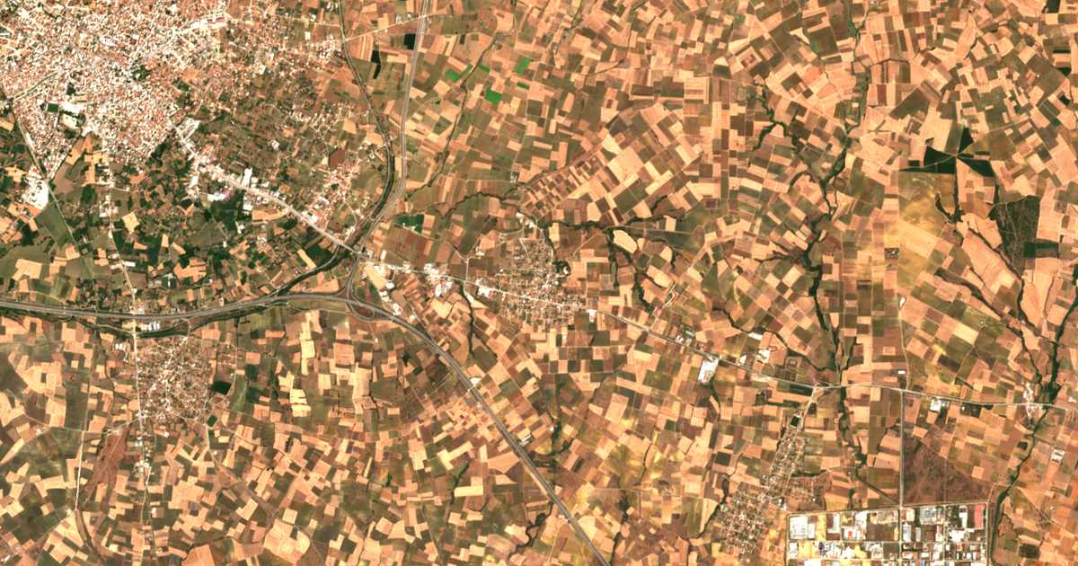 Satellitenkarte von Rodítis