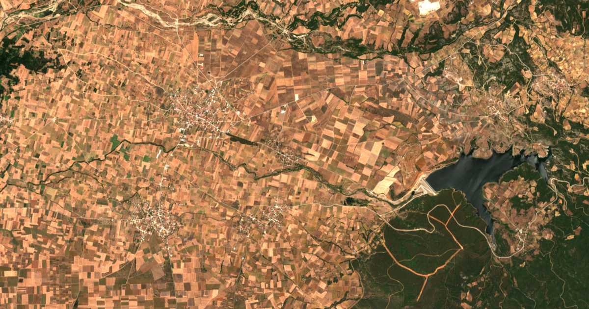 Satellitenkarte von Iásion
