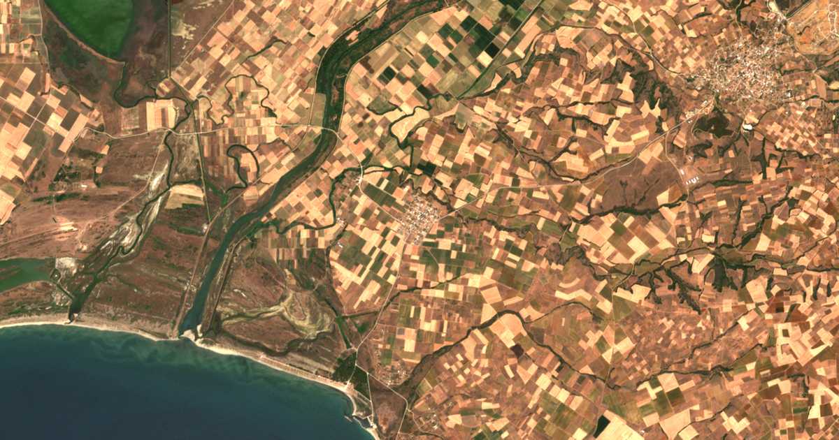 Satellitenkarte von Ímeros