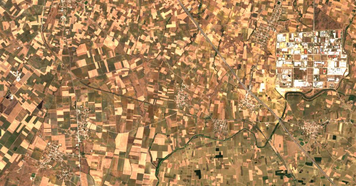 Satellitenkarte von Ísalon