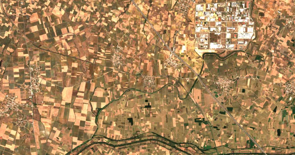 Satellitenkarte von Kallithéa