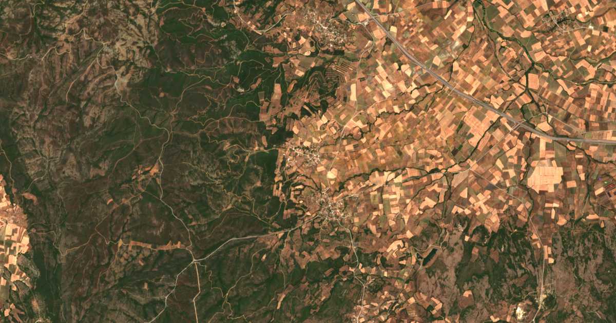 Satellitenkarte von Krovýli