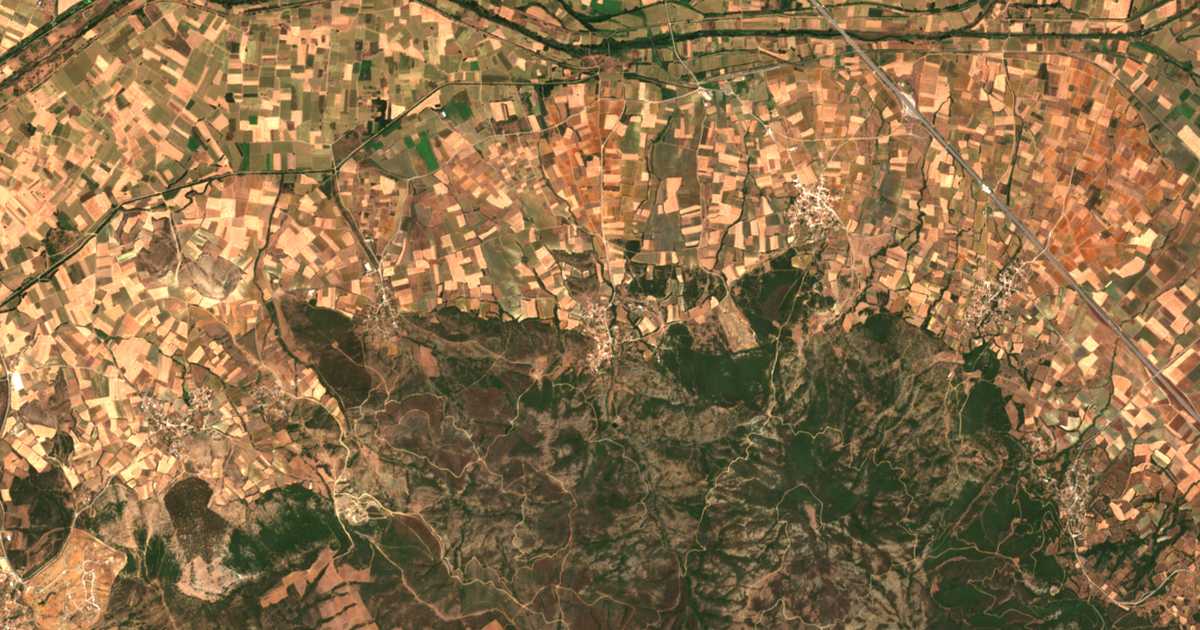 Satellitenkarte von Mírana