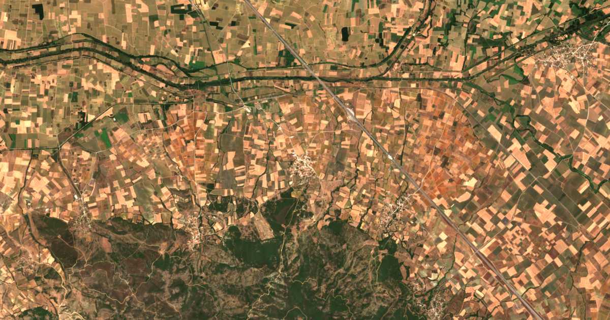 Satellitenkarte von Vénna