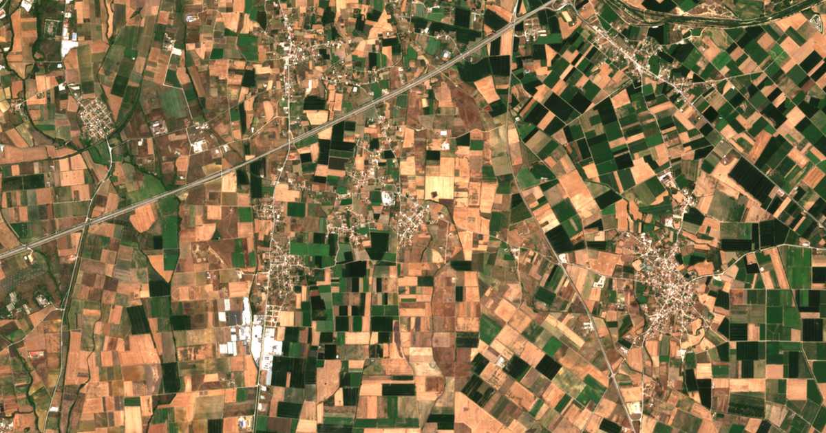 Satellitenkarte von Afxentíou