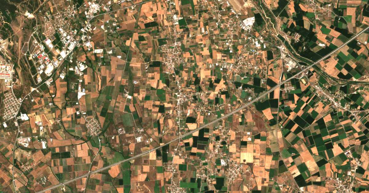 Satellitenkarte von Diomídeia