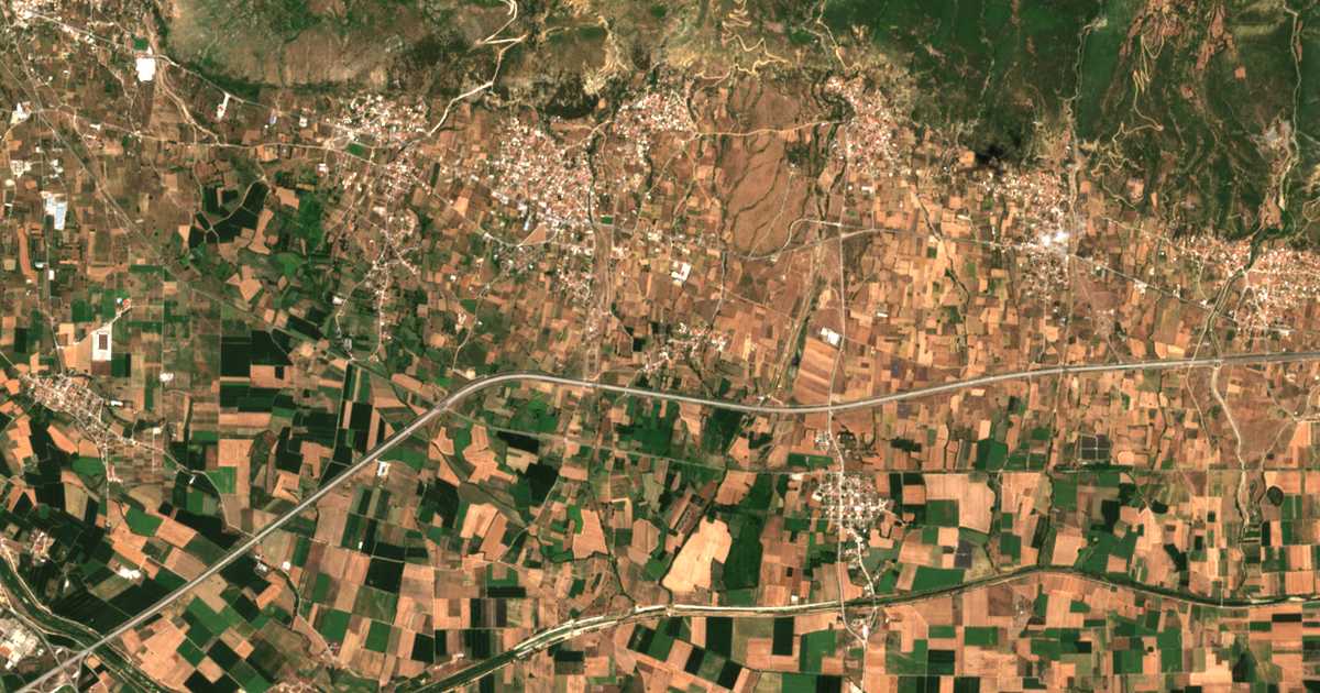 Satellitenkarte von Grígoron