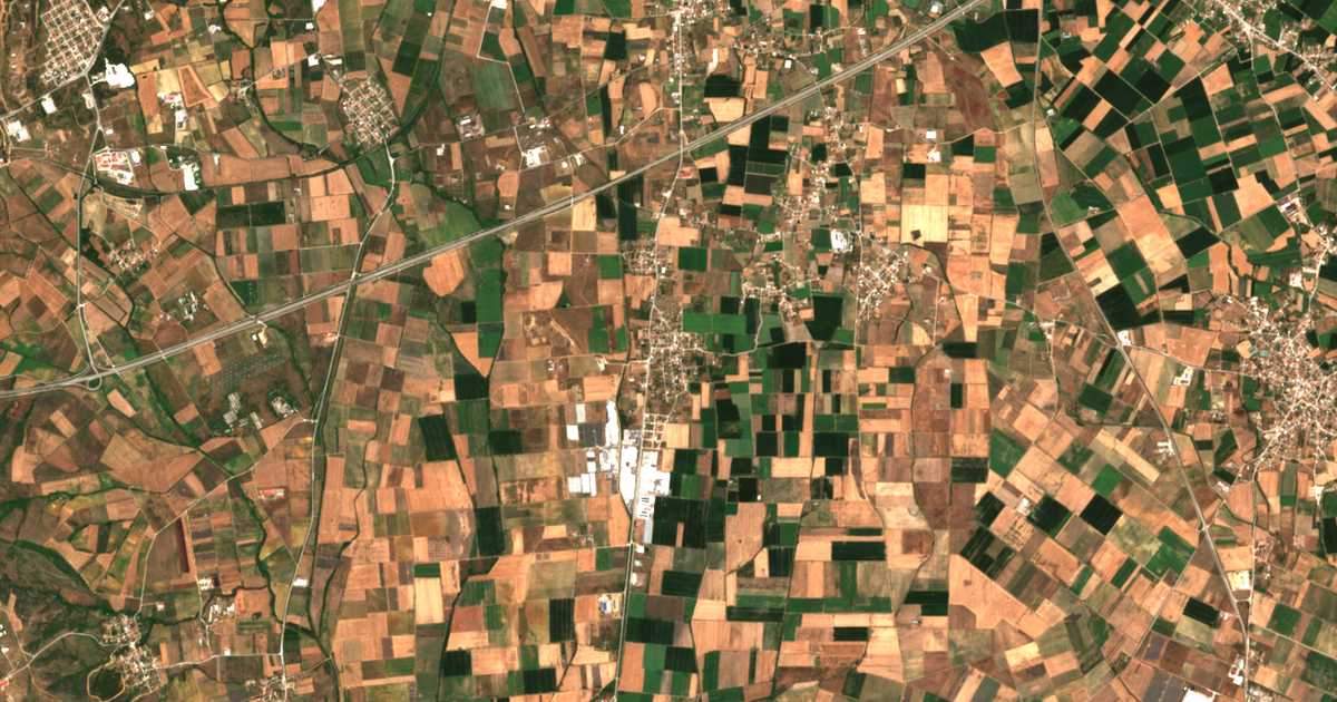 Satellitenkarte von Magikón